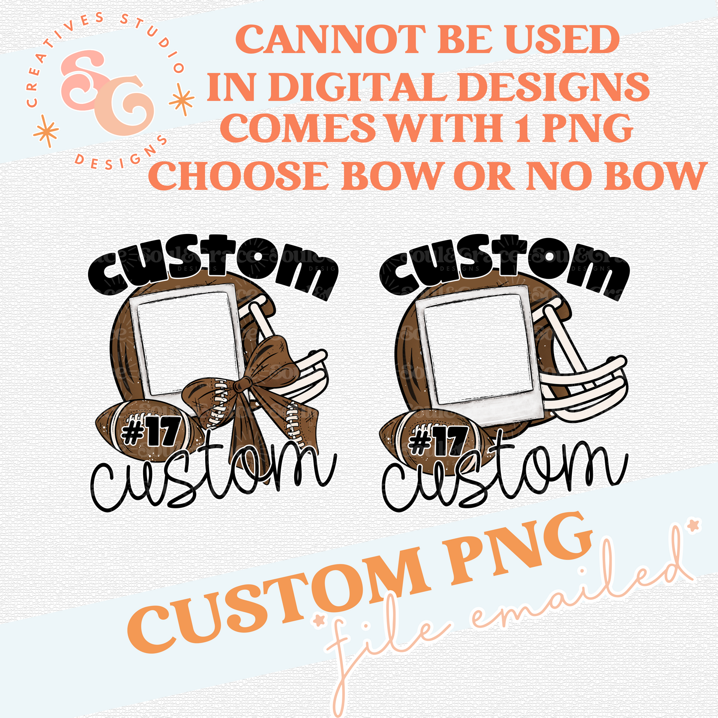 FOOTBALL PHOTO FRAME CUSTOM