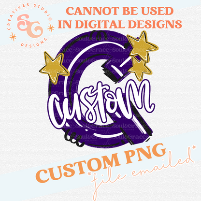 HYPE SQUAD TEAM MASCOT INITIAL CUSTOM