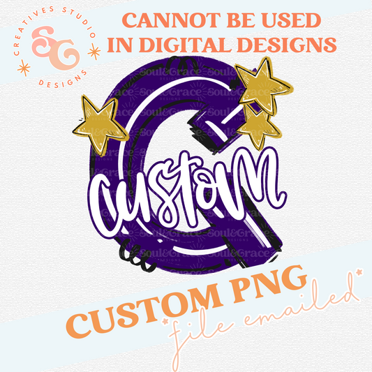 HYPE SQUAD TEAM MASCOT INITIAL CUSTOM