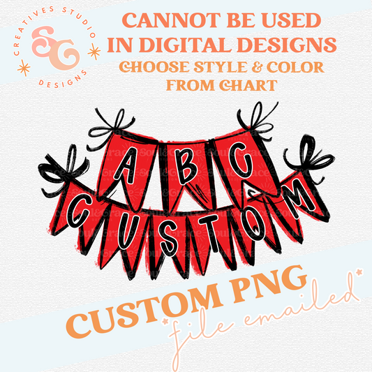 SPIRIT PENNANTS CUSTOM