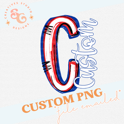 SPIRIT STACKED CUSTOM - INITIALS ONLY