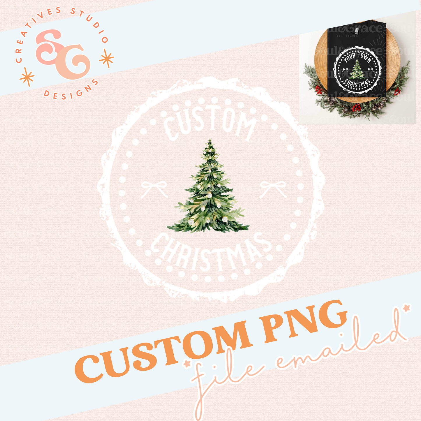 STATE CHRISTMAS STAMPS - CUSTOM