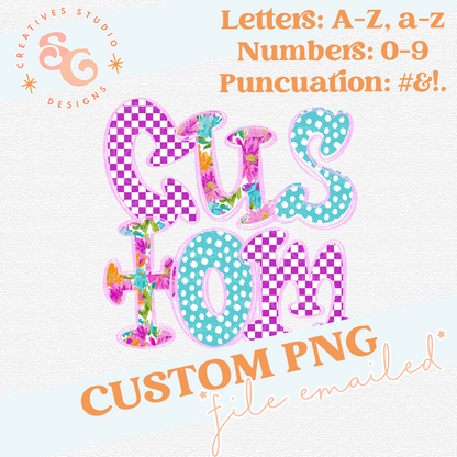 VERY VIOLET ALPHABET CUSTOMS