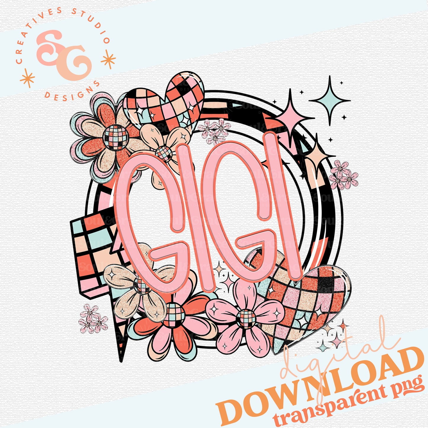 DAISY HEART NAMES GIGI