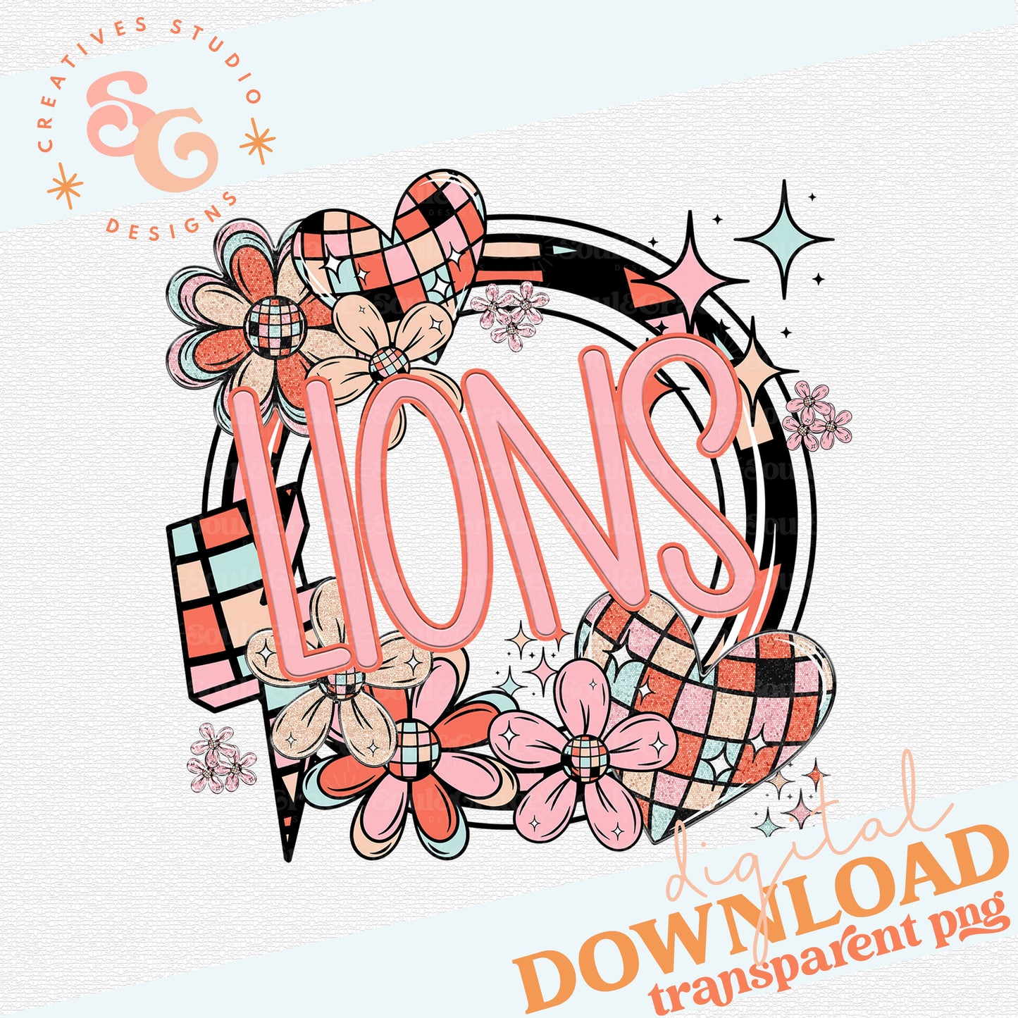 DAISY HEART NAMES LIONS