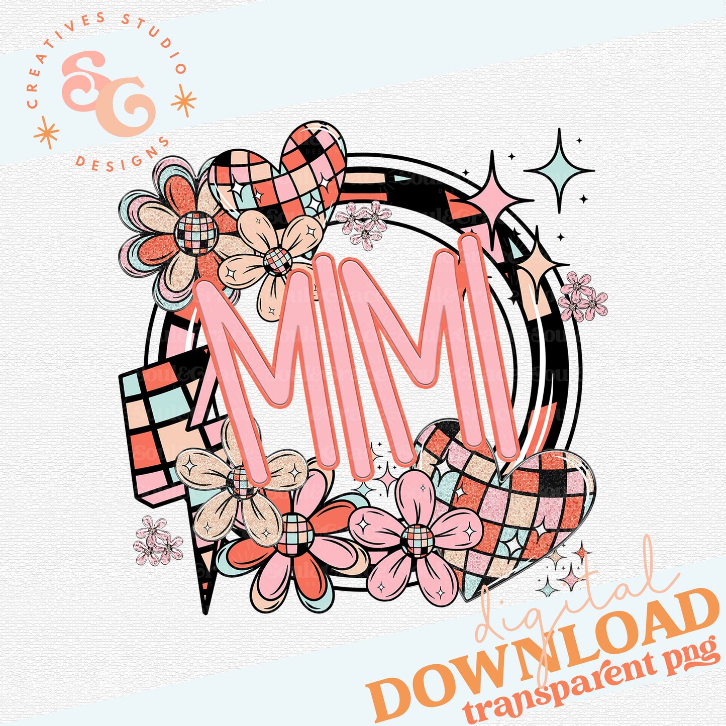 DAISY HEART NAMES MIMI