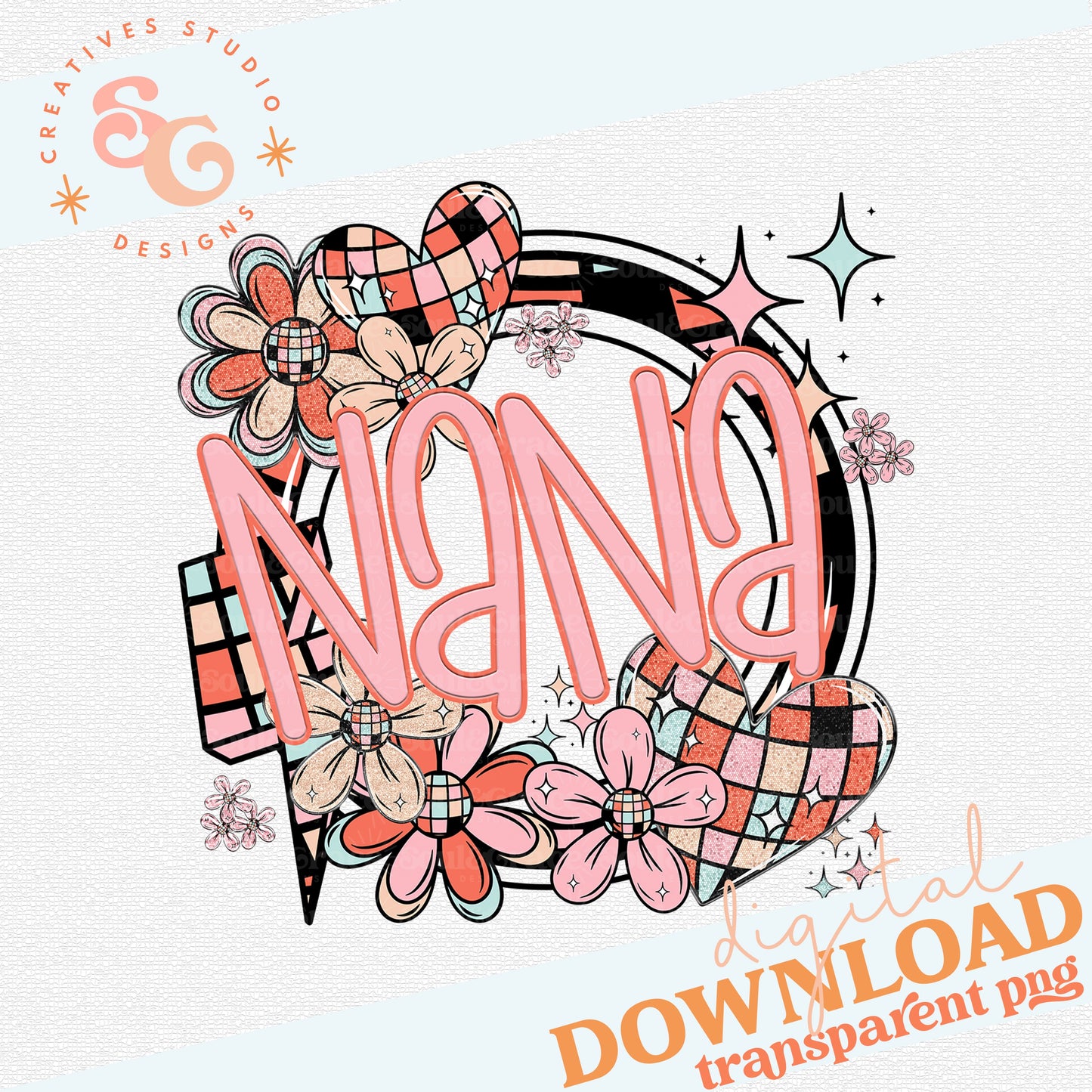 DAISY HEART NAMES NANA