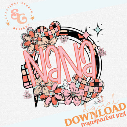 DAISY HEART NAMES NANA