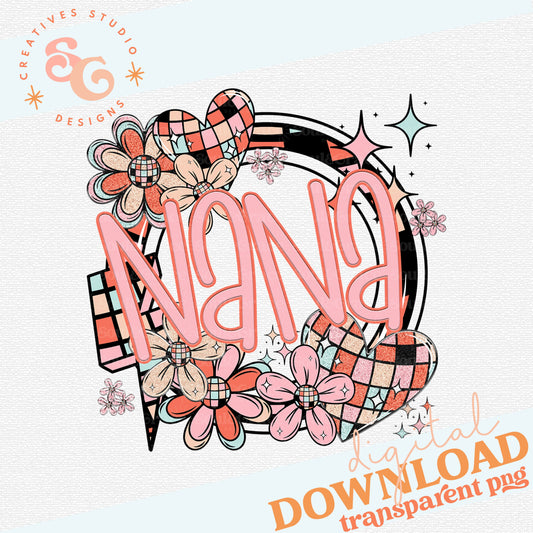 DAISY HEART NAMES NANA