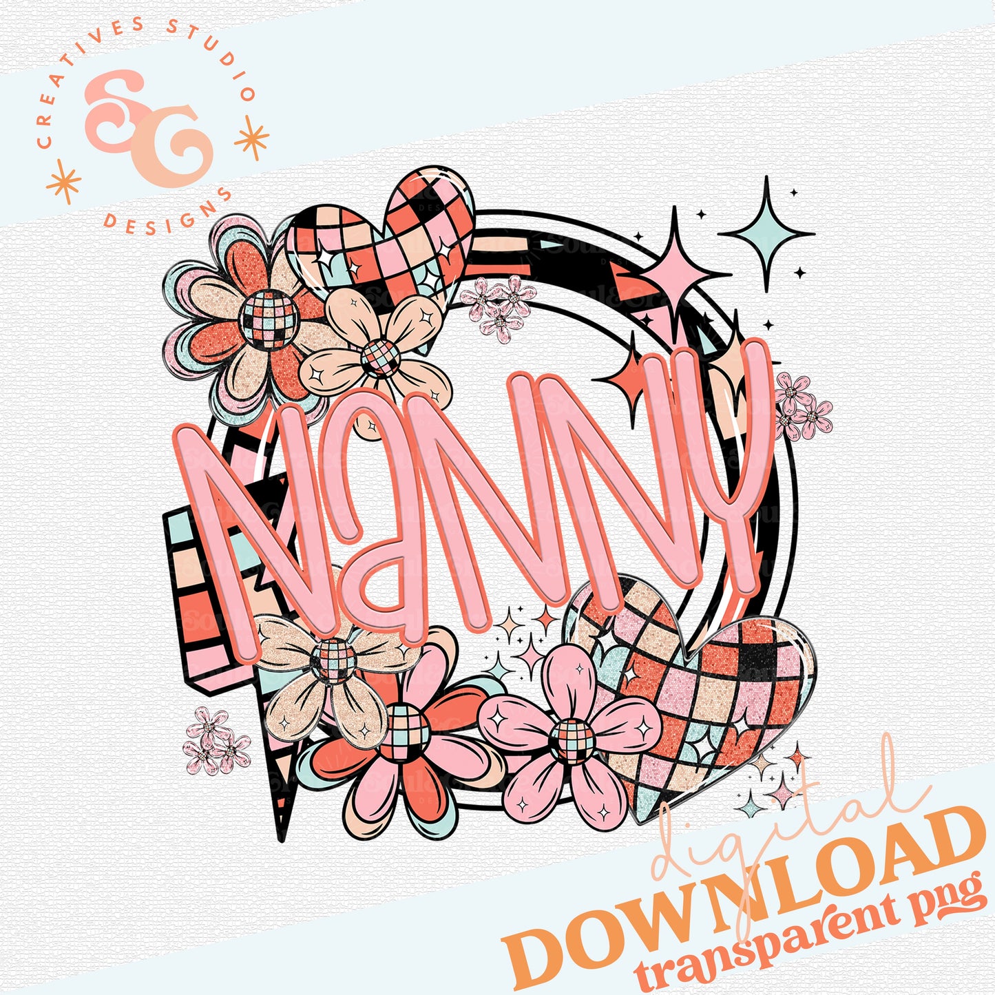 DAISY HEART NAMES NANNY