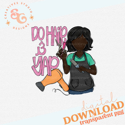 DO HAIR AND YAP BLACK