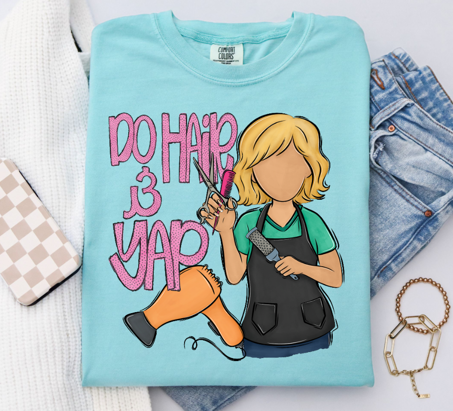 DO HAIR AND YAP BLONDE