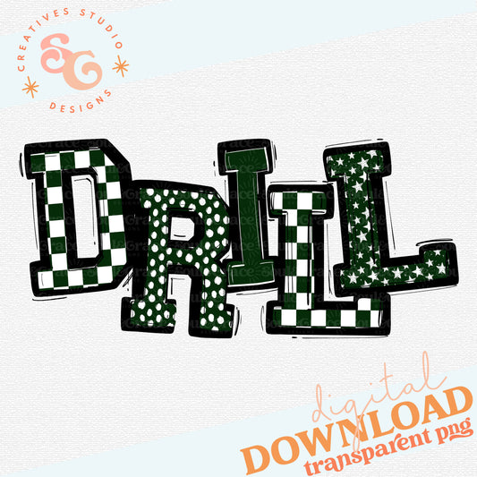 DRILL SO SPORTY DARK GREEN