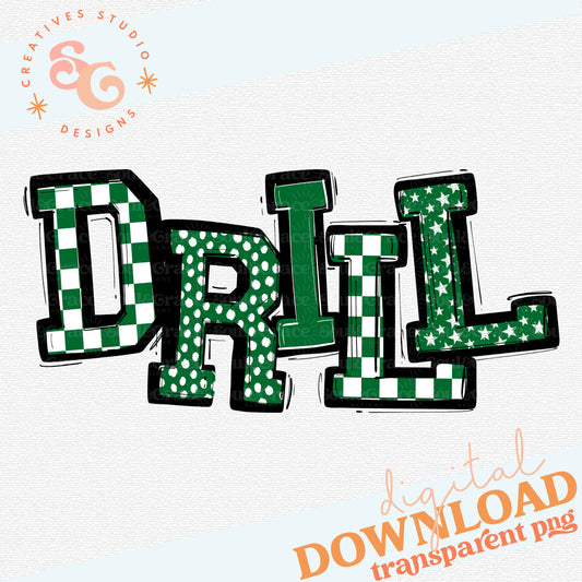 DRILL SO SPORTY KELLY GREEN