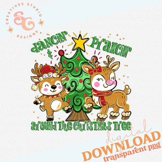 Dancin and Prancin Around the Christmas Tree