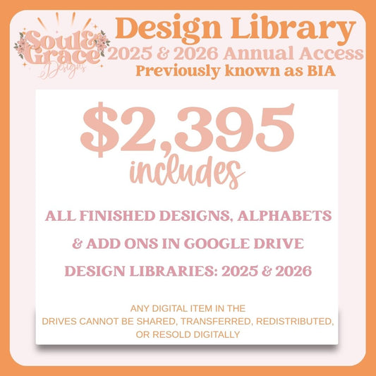 Design Library - 2025 & 2026 Annual Access