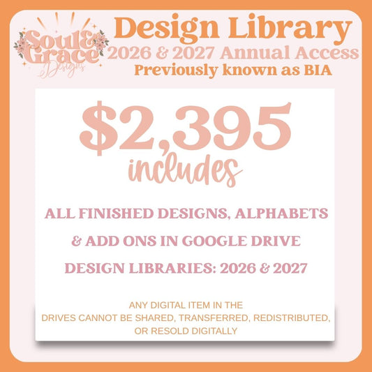 Design Library - 2026 & 2027 Annual Access