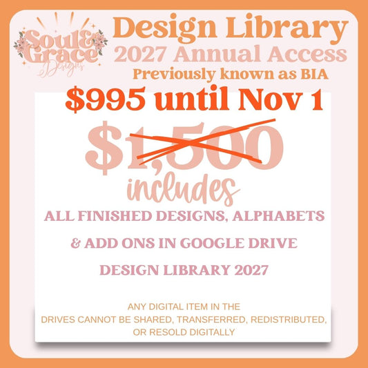 Design Library - 2027 Annual Access
