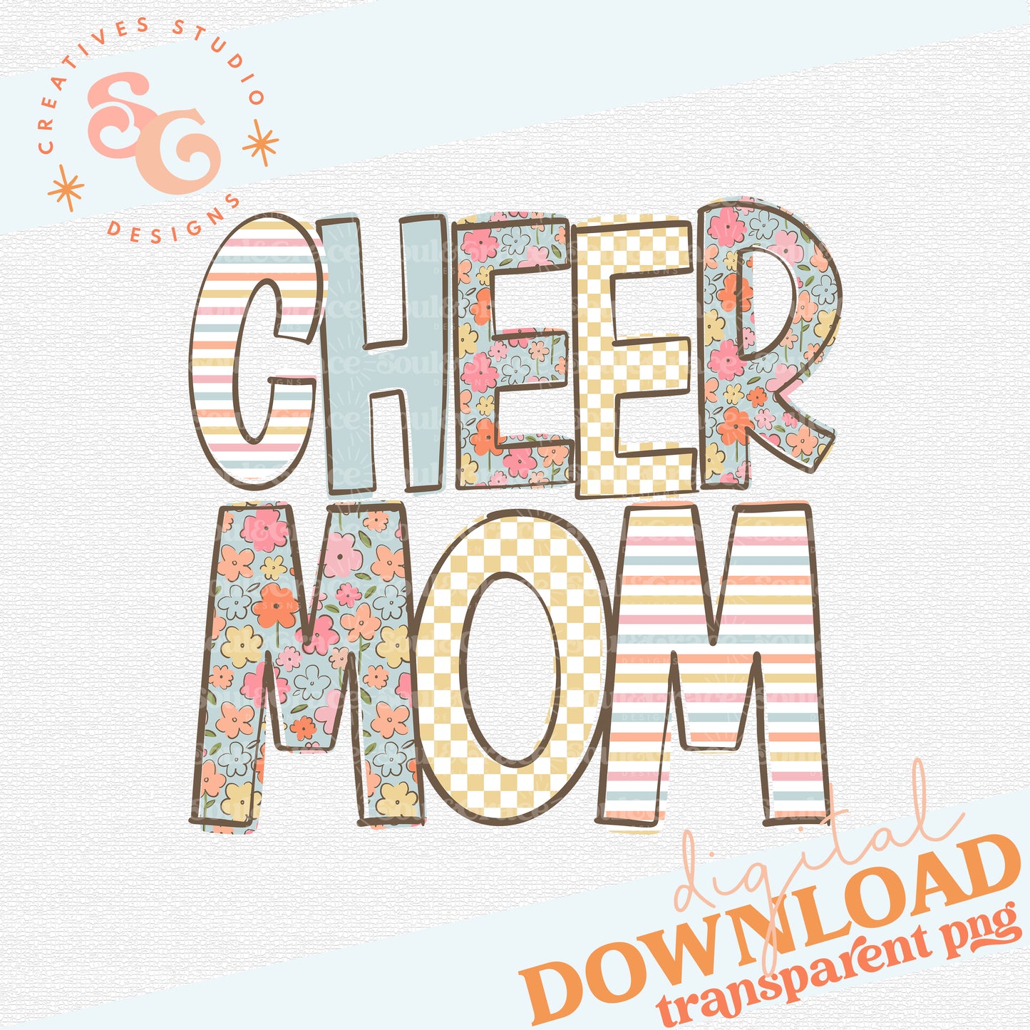 Doodle Loo Cheer Mom