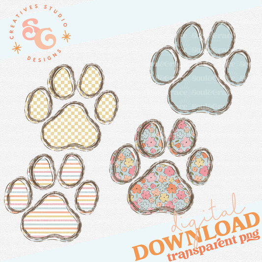 Doodle Loo Set of Paws