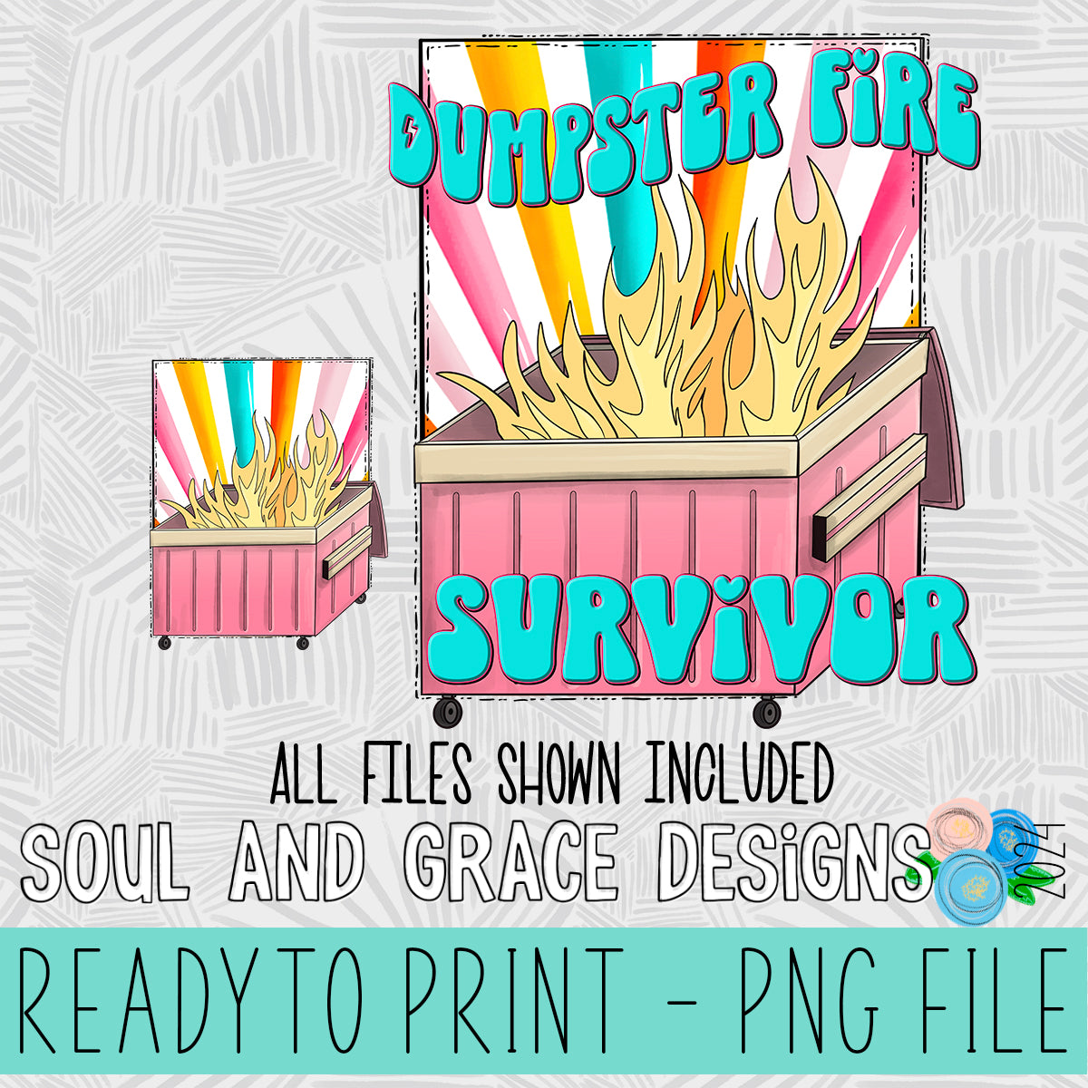 Dumpster Fire Survivor - BONUS POCKET