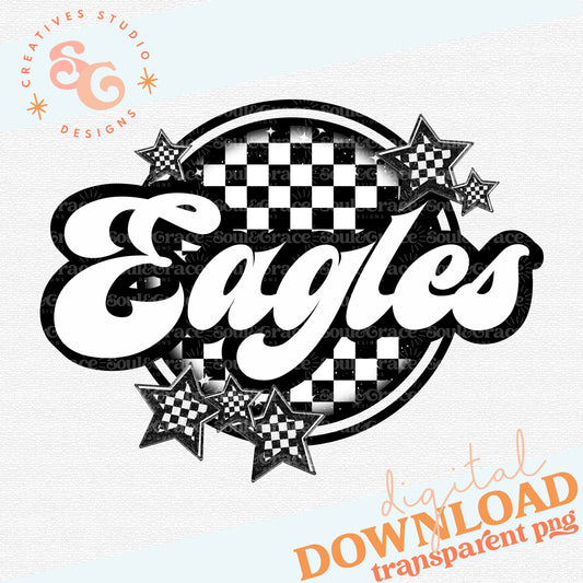 Eagles Checker Mascots