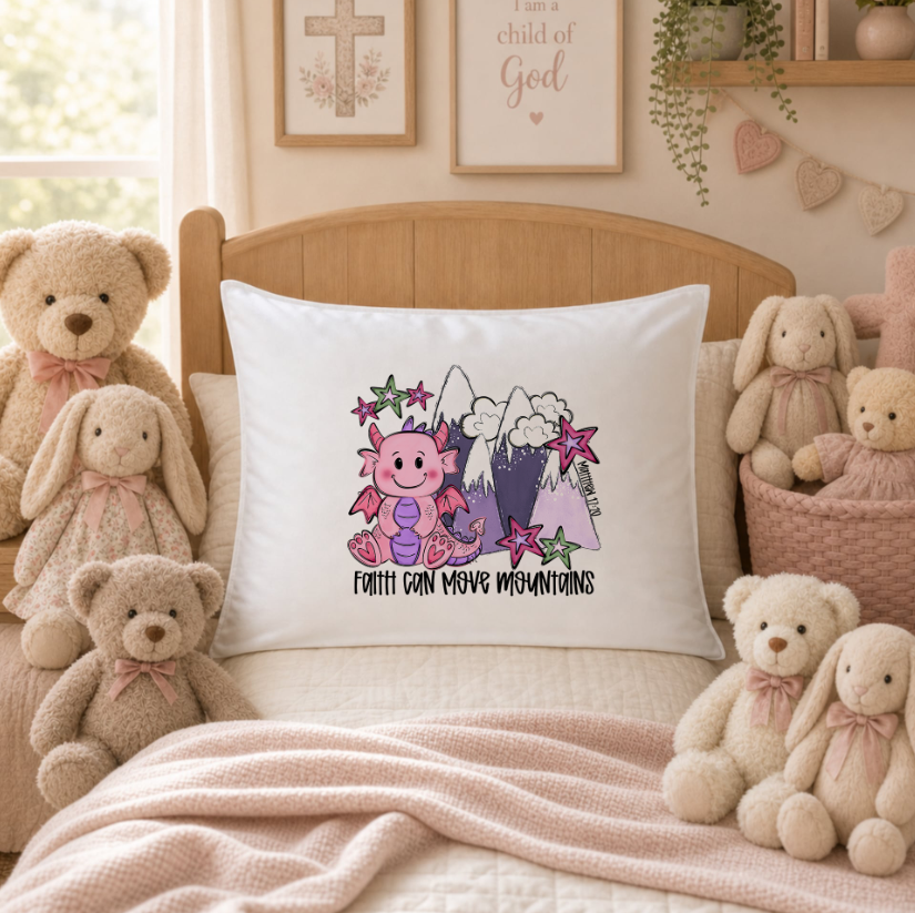 FAITH CAN MOVE MOUNTAINS PINK