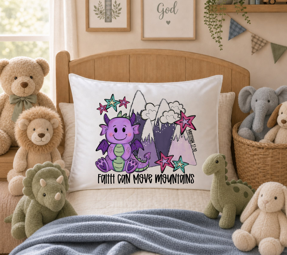 FAITH CAN MOVE MOUNTAINS PURPLE