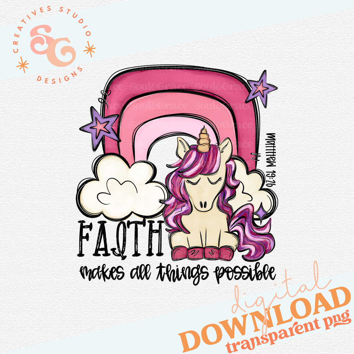 FAITH MAKES ALL THINGS POSSIBLE PINK