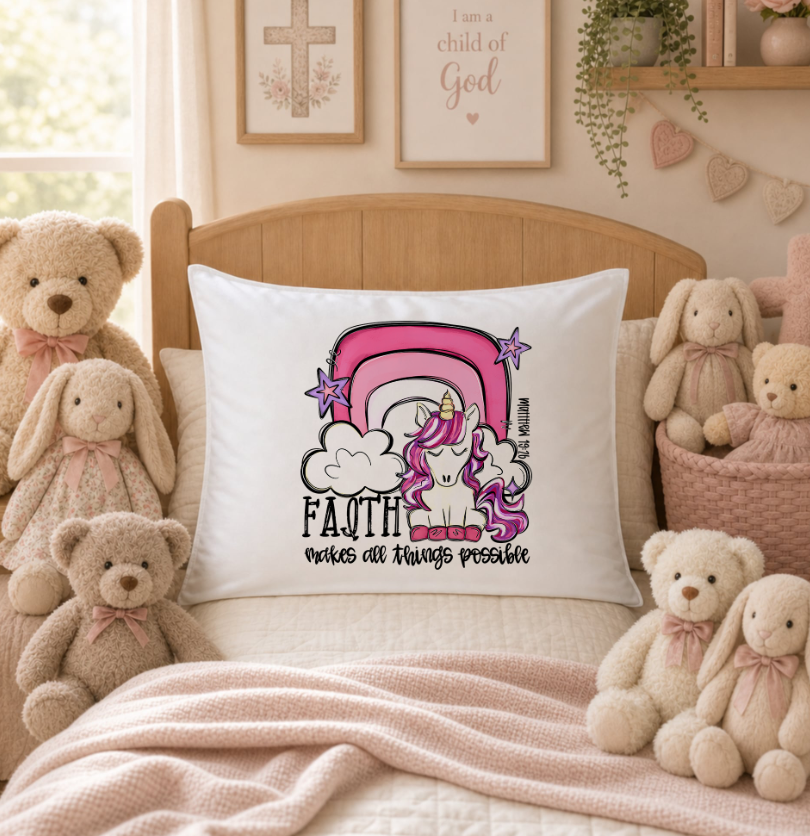 FAITH MAKES ALL THINGS POSSIBLE PINK