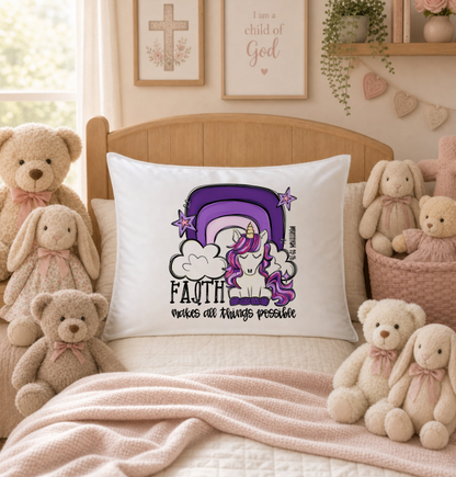 FAITH MAKES ALL THINGS POSSIBLE PURPLE