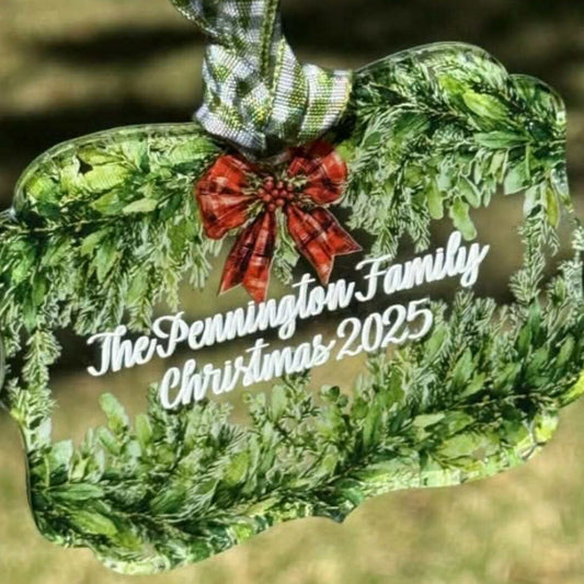 FAMILY CHRISTMAS - BENELUX ORNAMENT | Custom Laser-Cut Keepsake Gift