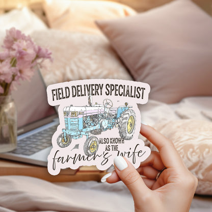 FIELD DELIVERY SPECIALIST STICKER VINYL DECAL