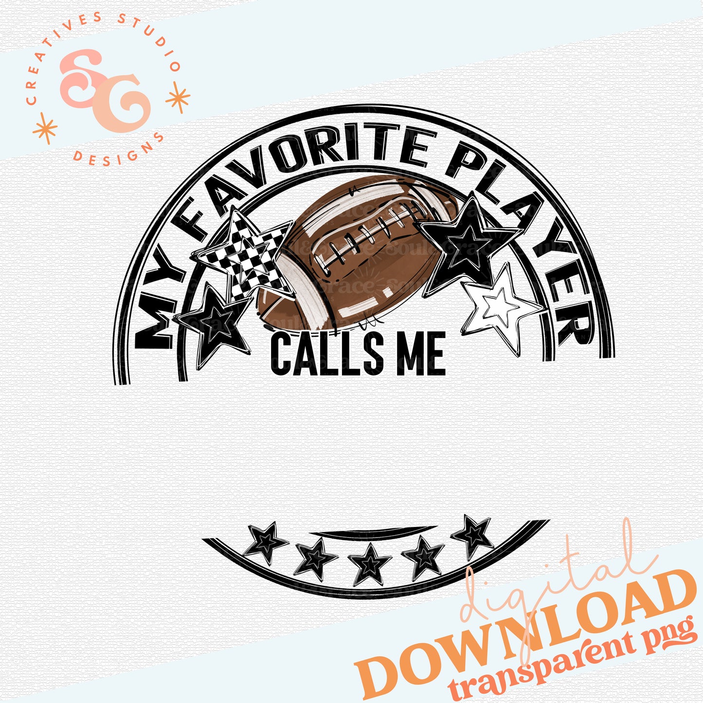 FOOTBALL MY FAVORITE PLAYER BLANK