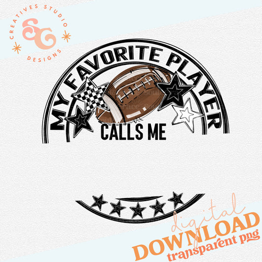 FOOTBALL MY FAVORITE PLAYER BLANK