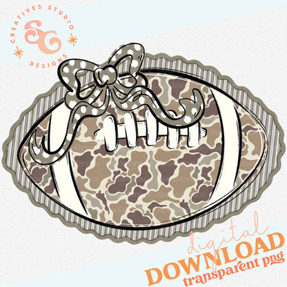 FOOTBALLS AND BOWS CAMO