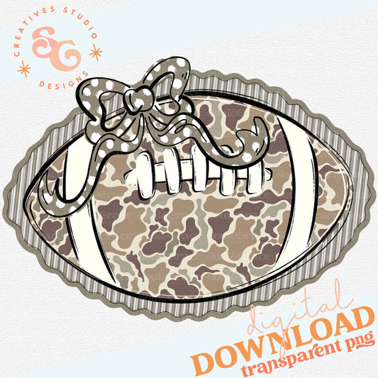 FOOTBALLS AND BOWS CAMO