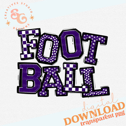 FOOTBALL SO SPORTY PURPLE