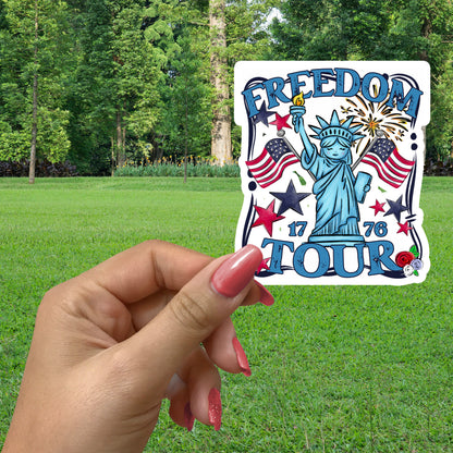 FREEDOM TOUR 1776 POCKET STICKER VINYL DECAL