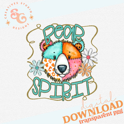 FUNKY RETRO SPIRIT BEAR