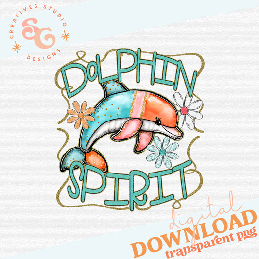 FUNKY RETRO SPIRIT DOLPHIN