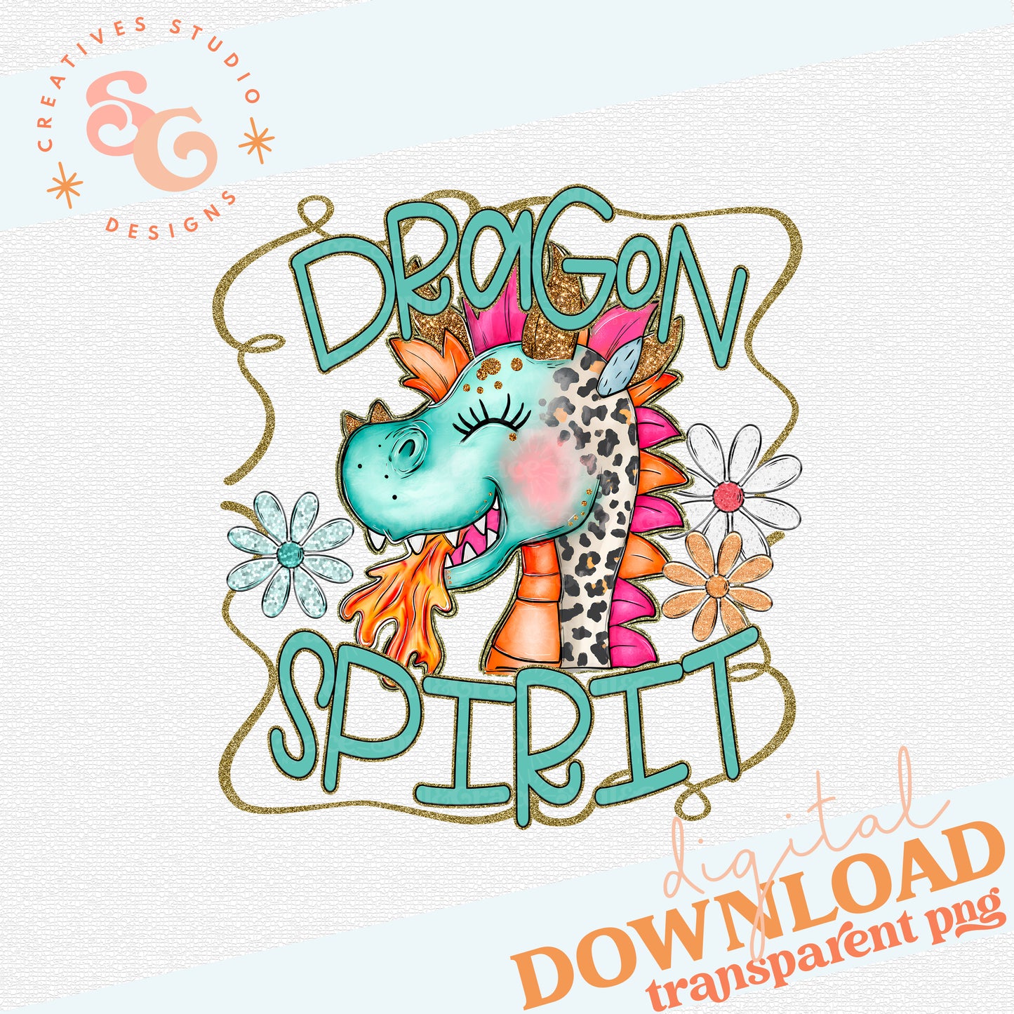 FUNKY RETRO SPIRIT DRAGON