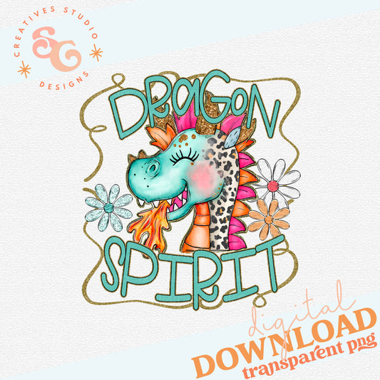 FUNKY RETRO SPIRIT DRAGON