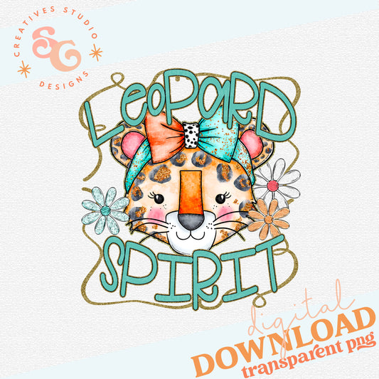 FUNKY RETRO SPIRIT LEOPARD
