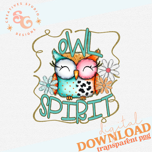 FUNKY RETRO SPIRIT OWL