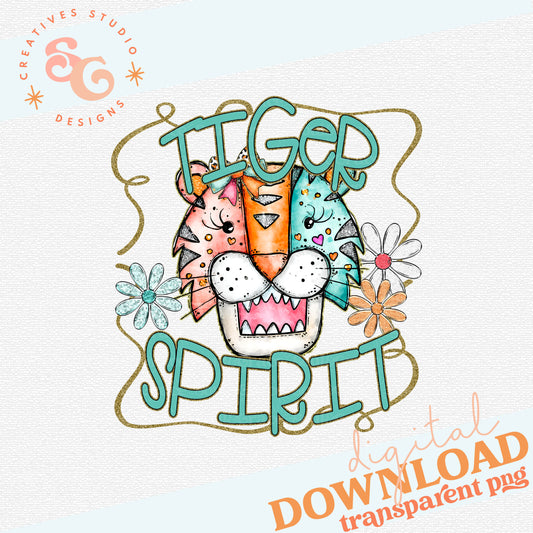 FUNKY RETRO SPIRIT TIGER