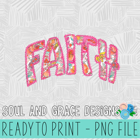 Faith Faux Stitching