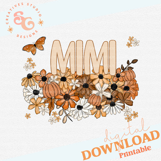 Fall Floral Names MIMI