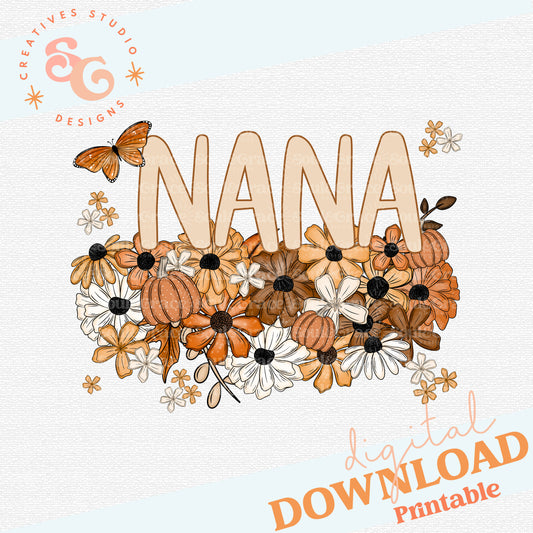 Fall Floral Names NANA