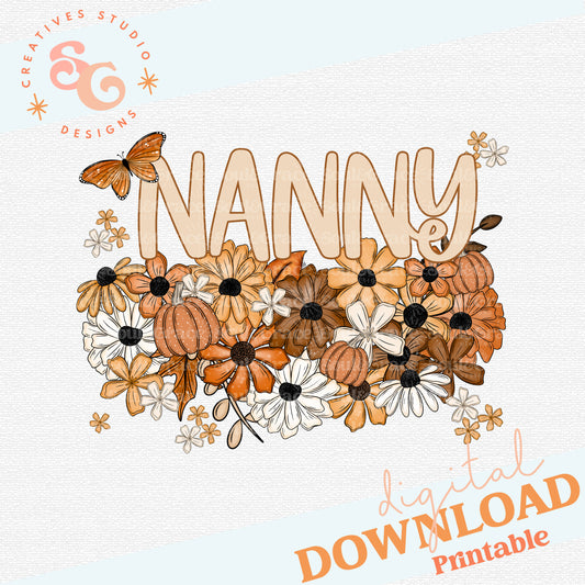 Fall Floral Names NANNY